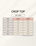 Lavender Colour Crop Top For Women - Image 3