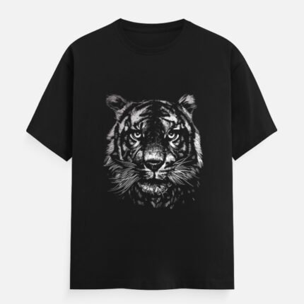 Unisex Monochrome Tiger T-Shirt
