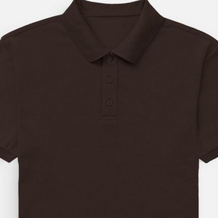 Men's Polo T-Shirt (Coffee Brown)