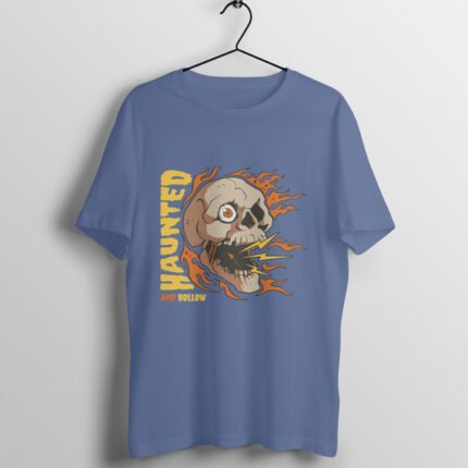 Haunted Skull Halloween T-Shirt