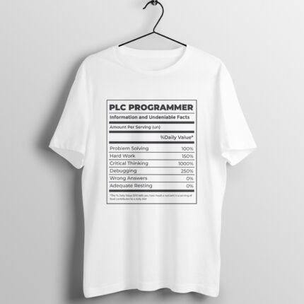 Nutrition Facts Programmer T-Shirt