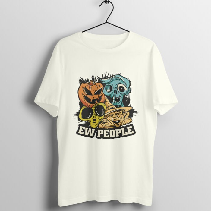 Halloween Monsters Ew People T-Shirt - Image 3