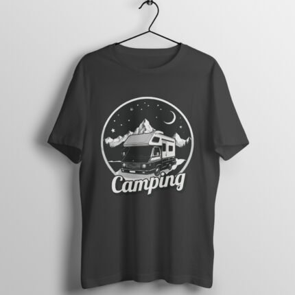 Monochrome Van Camping T-Shirt