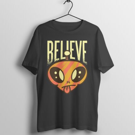 Funny Alien Believe T-Shirt