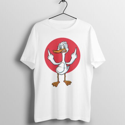 Angry Cartoon Duck T-Shirt