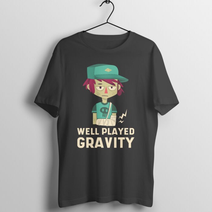 Funny Broken Arm Gravity T-Shirt