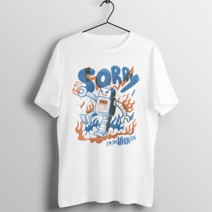 Mad Vintage Robot Sorry T-Shirt