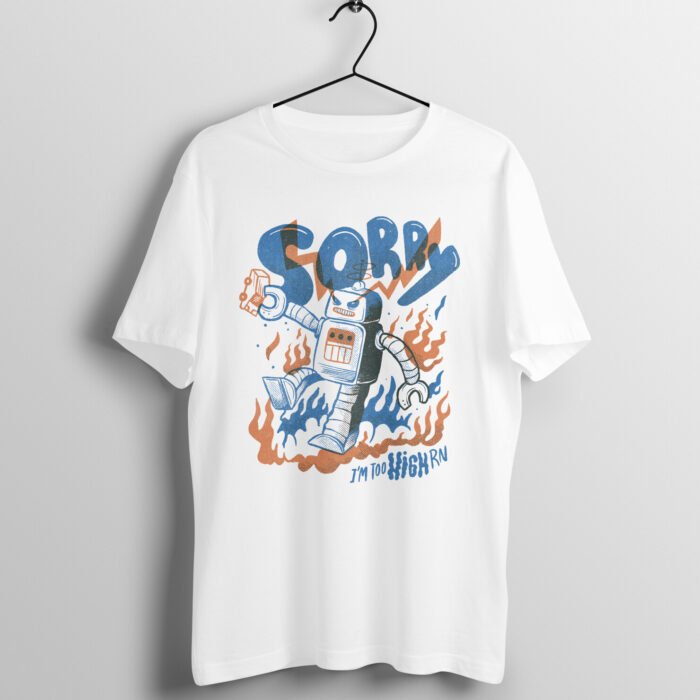 Mad Vintage Robot Sorry T-Shirt