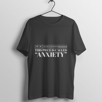 Music Notes Anxiety T-Shirt