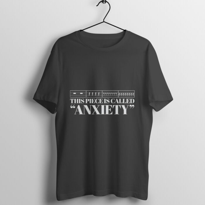 Music Notes Anxiety T-Shirt