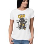 Anatomy Of A Black Cat T-Shirt For Women