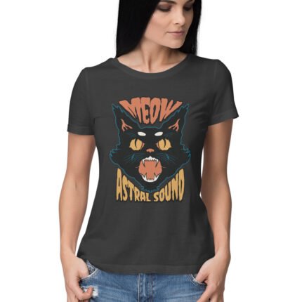 Astral Horror Cat T-Shirt