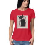 Black Catwoman T-Shirt For Women - Image 2