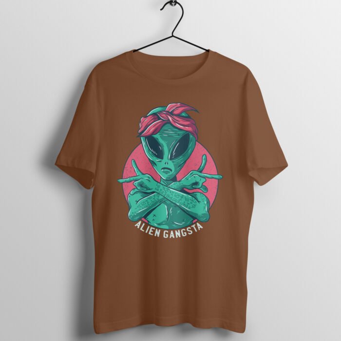 Alien Gangsta T-Shirt For Men - Image 2