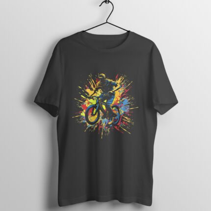 Biker Paint Splash T-Shirt
