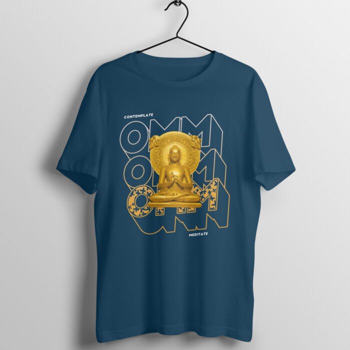 Golden Buddha Print T-Shirt - Image 3