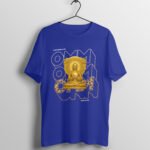 Golden Buddha Print T-Shirt - Image 5