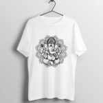Mandala Ganpati Logo T-Shirt