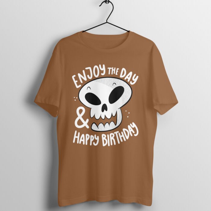 Skull Happy Birthday T-Shirt - Image 3