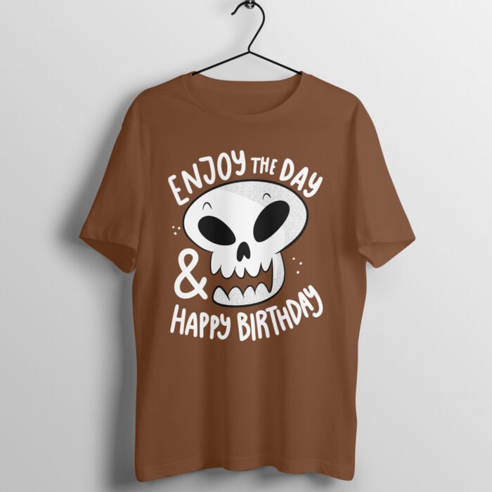 Skull Happy Birthday T-Shirt - Image 4
