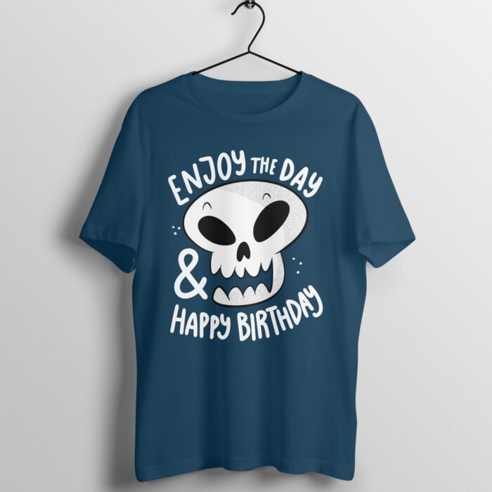 Skull Happy Birthday T-Shirt - Image 7