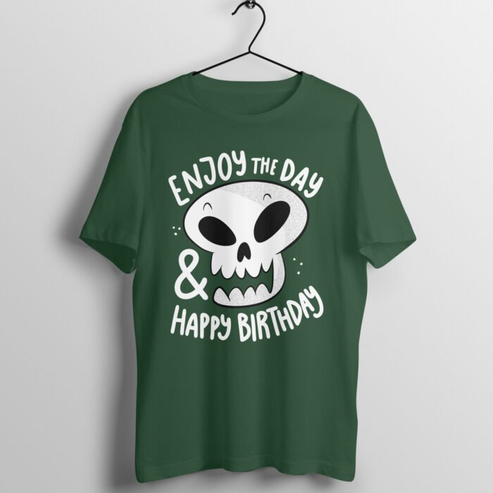 Skull Happy Birthday T-Shirt - Image 8
