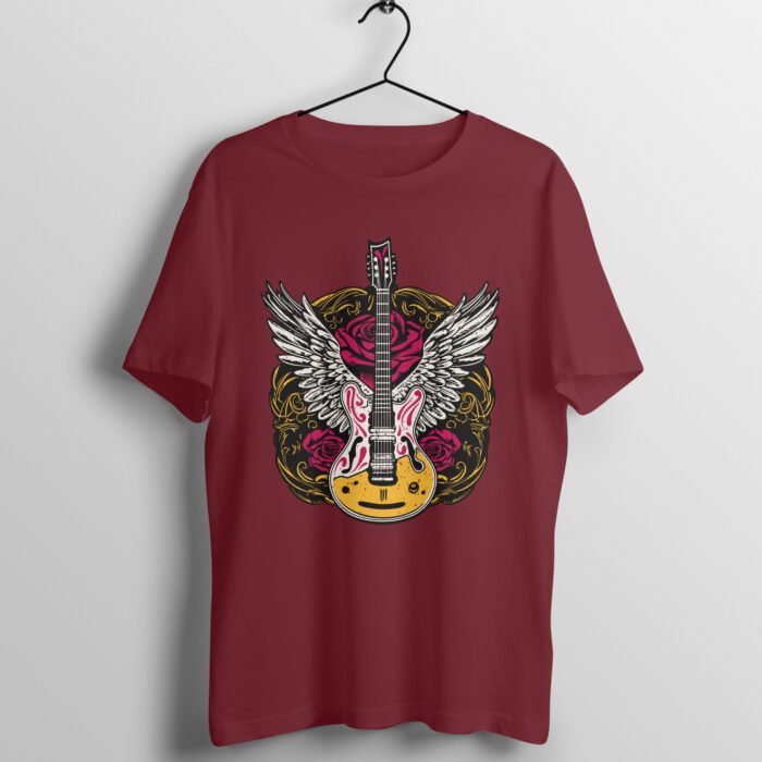 Electric Guitar With Wings T-Shirt - Image 5