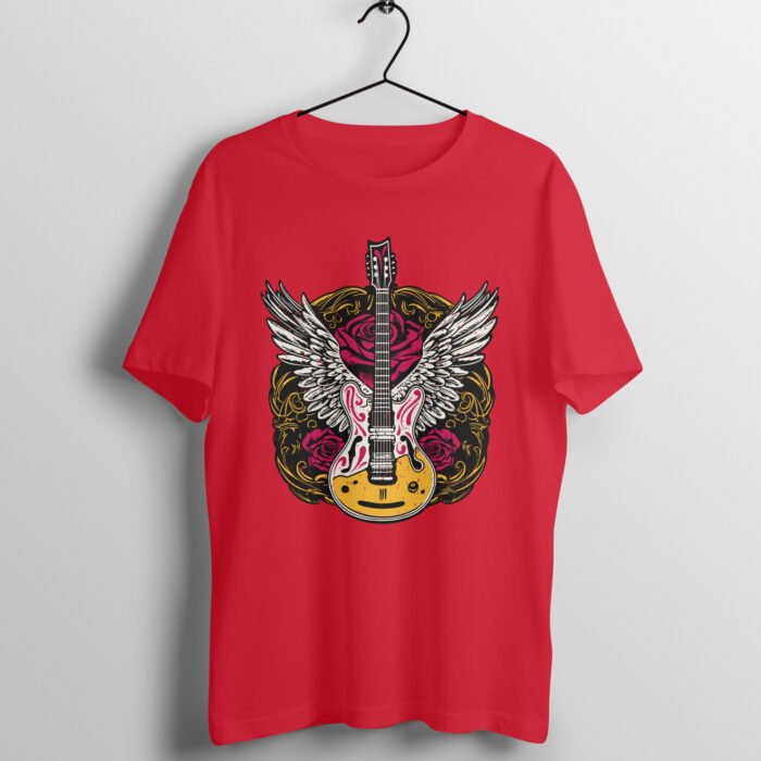 Electric Guitar With Wings T-Shirt - Image 7